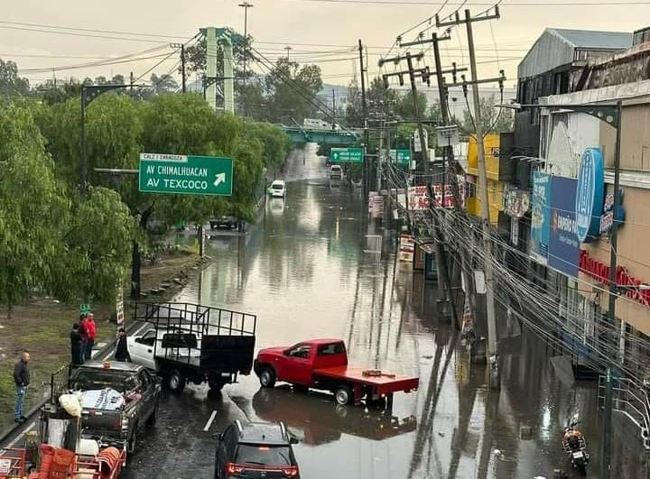 Lluvias Causan Inundaciones en el Edomex: Chimalhuacán Reporta Múltiples Afectaciones