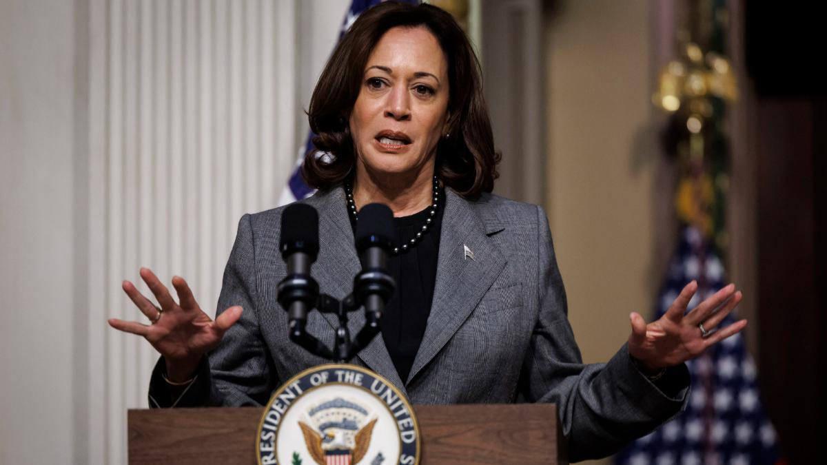 Kamala Harris Habla Sobre Su Campaña Electoral en Delaware