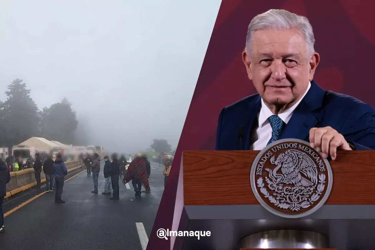 AMLO Rechaza el Uso de Fuerza para Desbloquear la Autopista México-Puebla: Se Mantiene la Vía Cerrada por más de 40 Horas