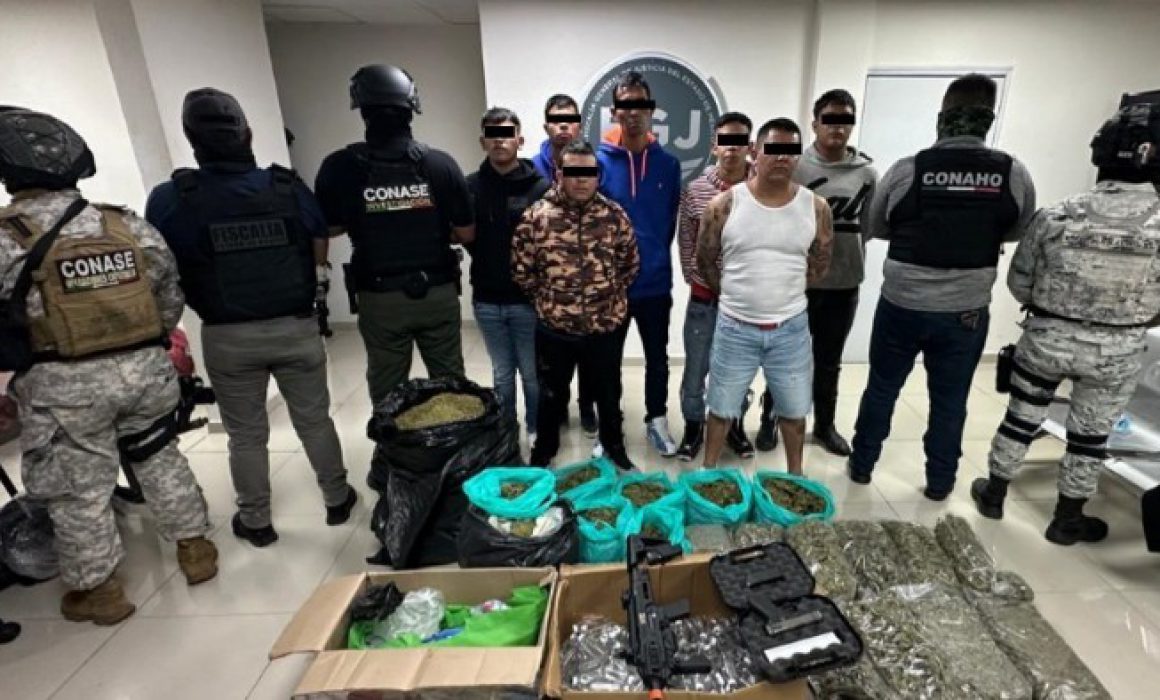 Operativo en Edomex: Detenidos 11 Hombres por Homicidio y Narcomenudeo