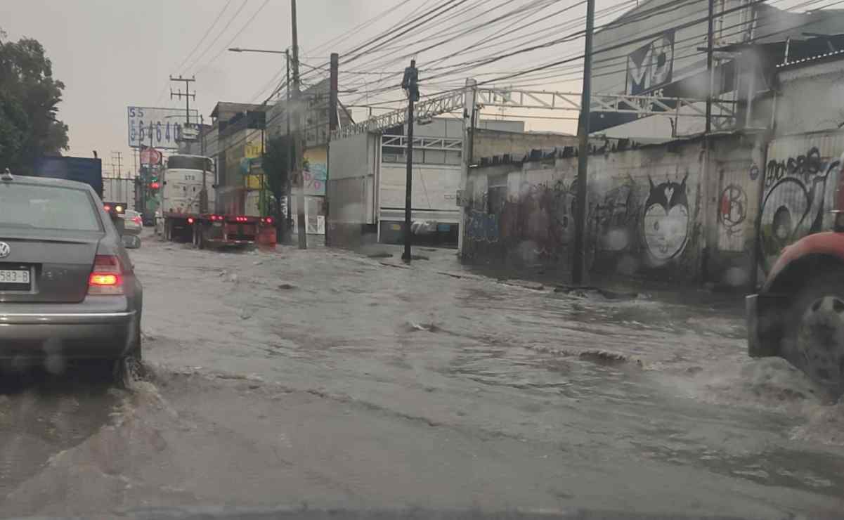 Lluvias provocan afectaciones viales en Cuautitlán Izcalli