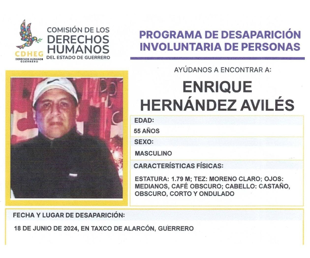 Hallan restos del periodista Enrique Hernández Avilés en Guerrero