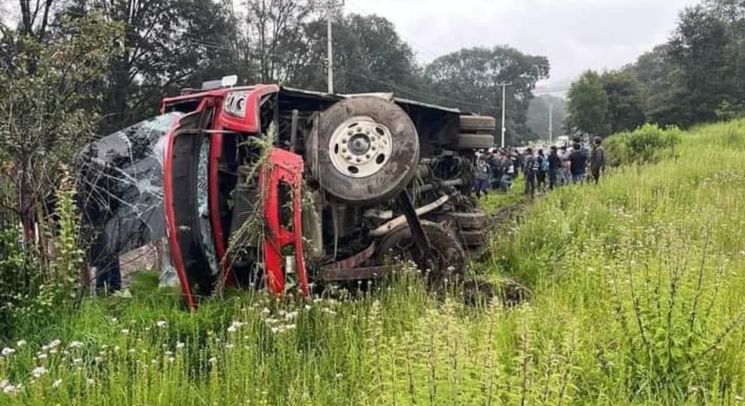 Saldo de 11 estudiantes lesionados, deja accidente en Lerma, EdoMéx