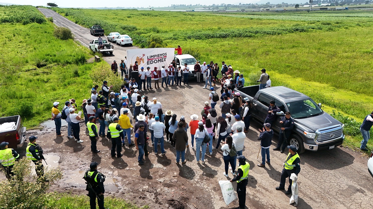 Retirán 1,800 tonaladas de basura en el Estado de México