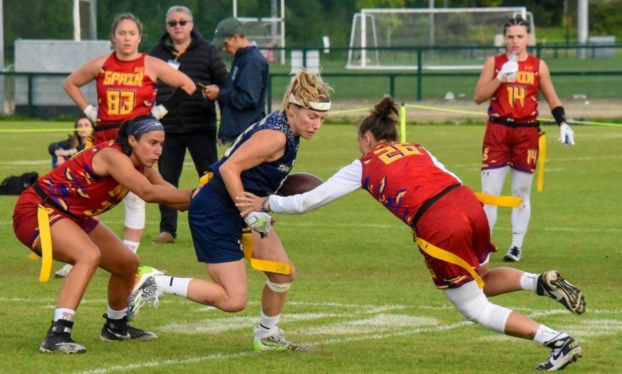 España vence en la primera NFL Flag Continental Series femenina en Londres