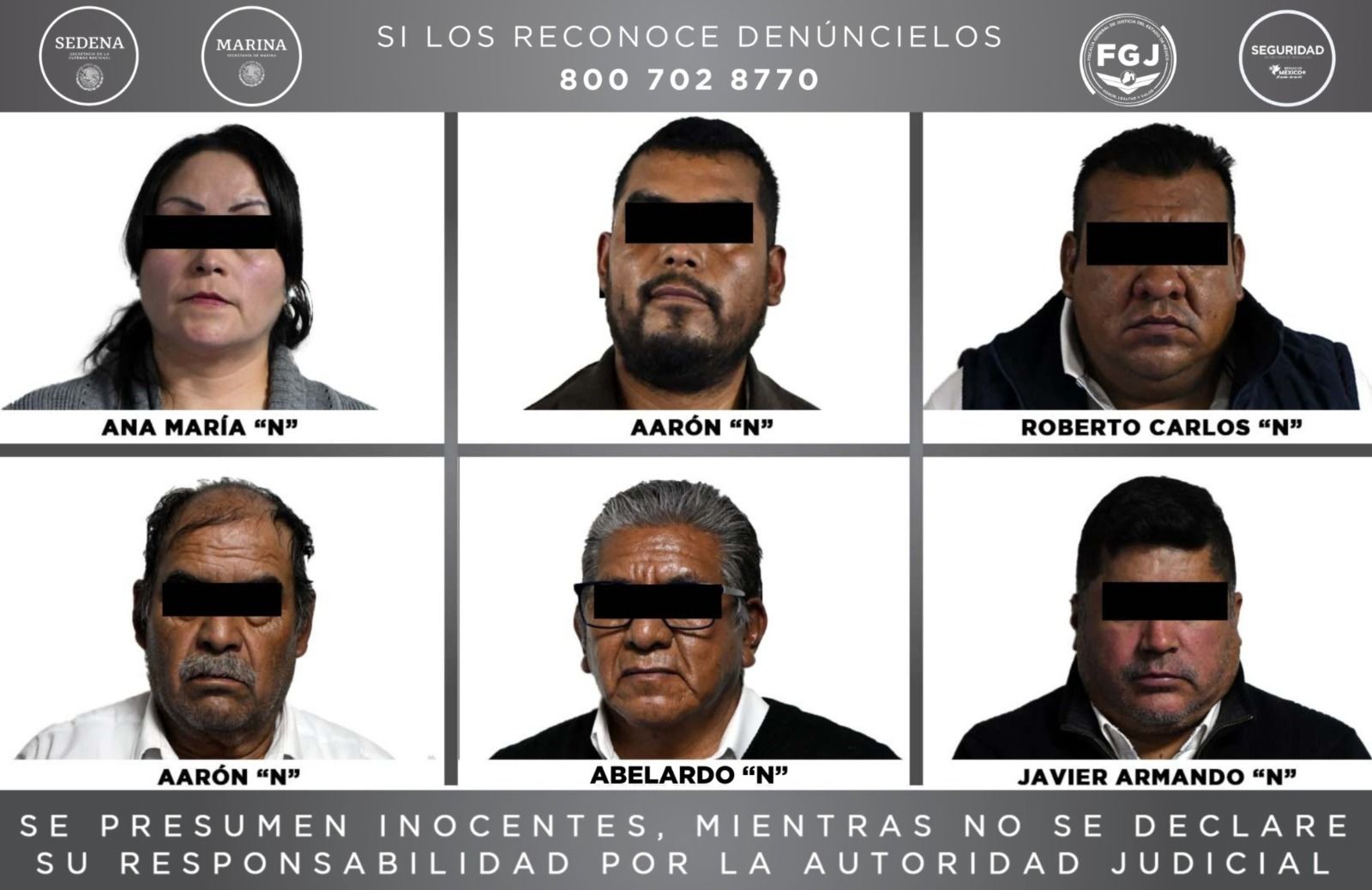 Fiscalía del Estado de México: Red de extorsión en Acambay vinculada a desaparición de Comisario