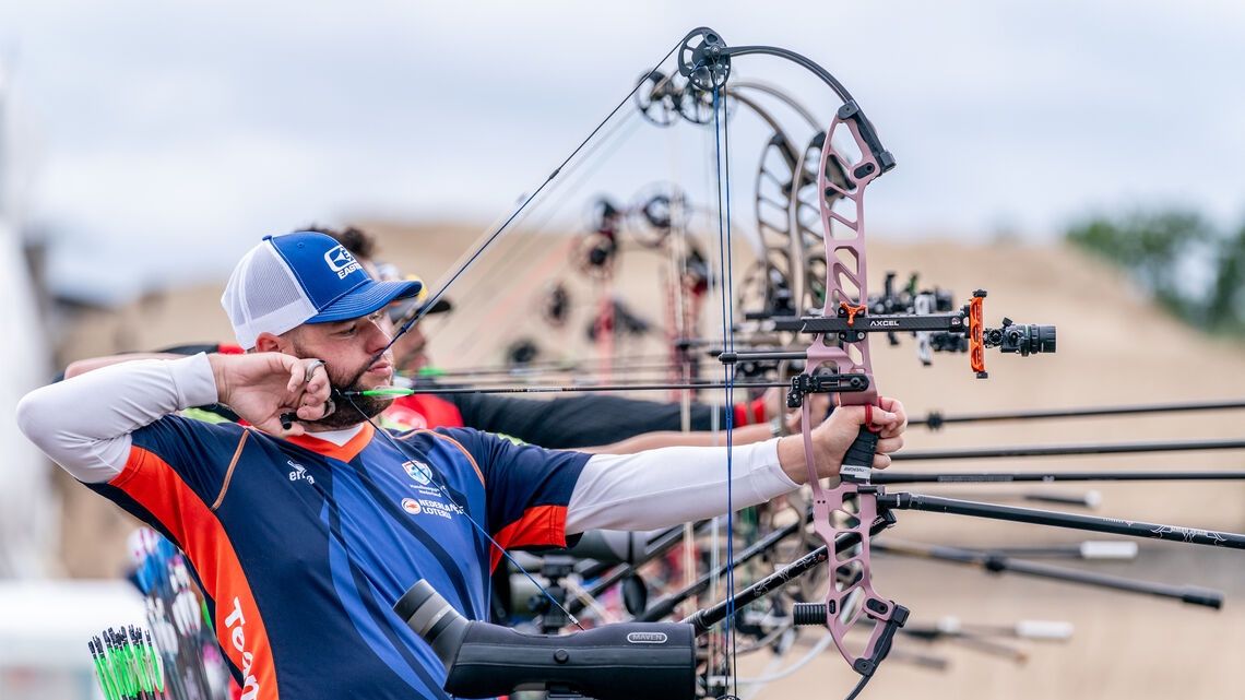 Mike Schloesser listo para defender su corona en la Final de Tiro con Arco en Tlaxcala