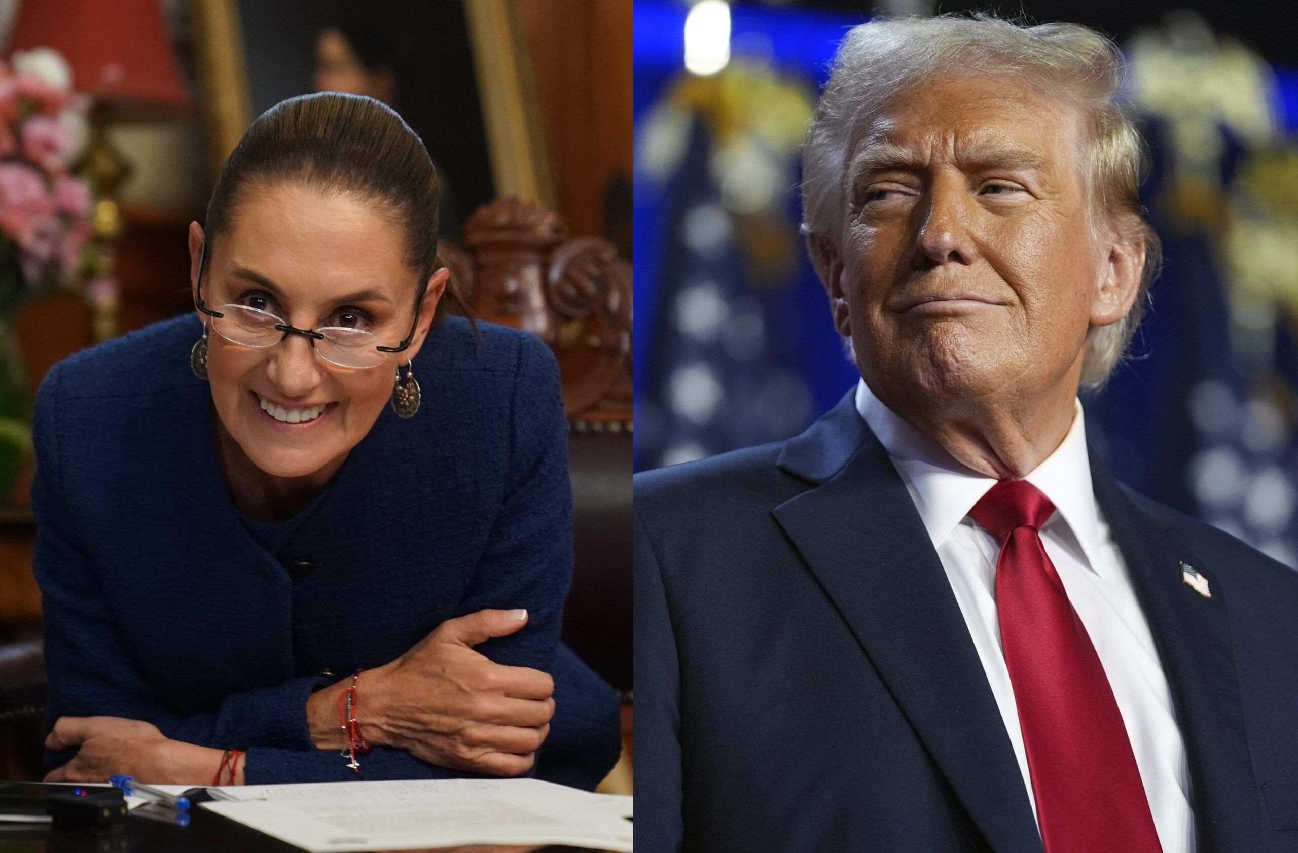 Claudia Sheinbaum relata su primer contacto con Donald Trump y destaca saludo a AMLO