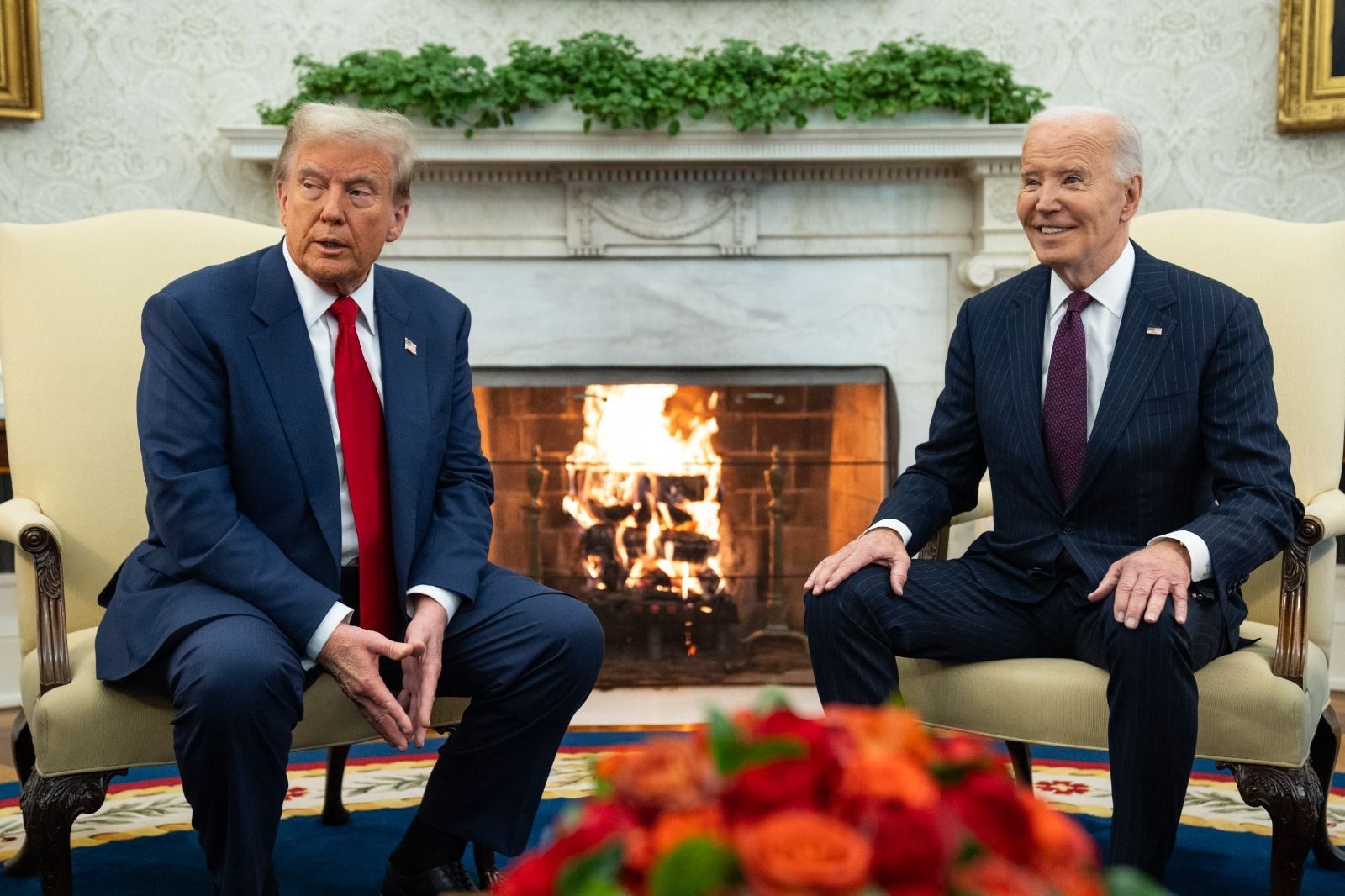 Biden y Trump se reencuentran en la Casa Blanca: una reunión marcada por la cordialidad