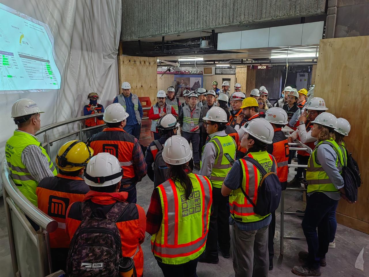 Supervisan avances de la modernización en la Nueva Línea 1 del Metro CDMX.