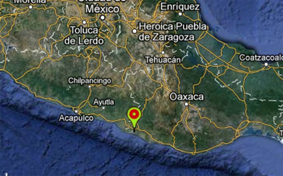 Sismo de magnitud 5.0 sacude Pinotepa Nacional, Oaxaca