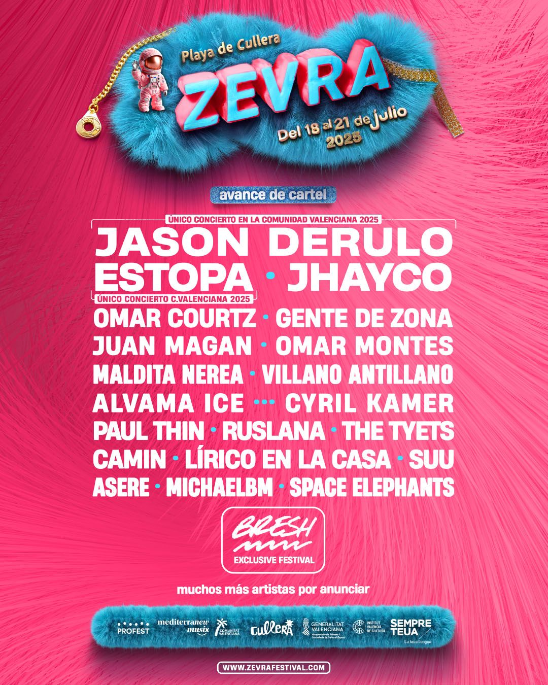 Estopa, Jason Derulo y Jhayco brillan en el Zevra Festival 2025